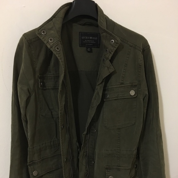 Lucky Brand Green Utility Jacket - Picture 2 of 5